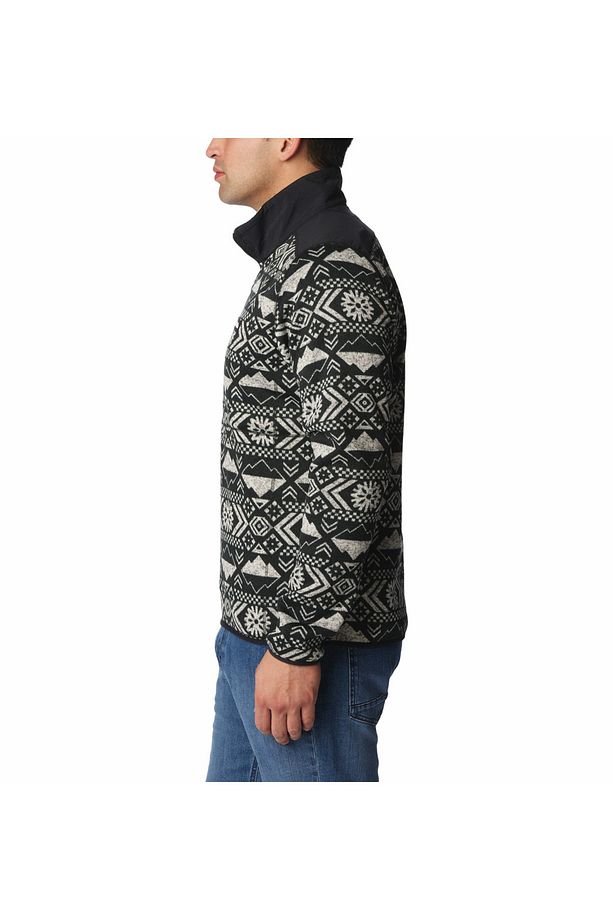 Sweater Weather Iı Printed Half Zip Erkek Polar Üst - 3
