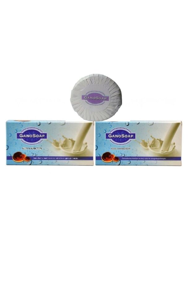Soap Keçi Sütlü Ve Ganoderma Mantarlı Sabun 2 Kutu (4x100 ) - 1