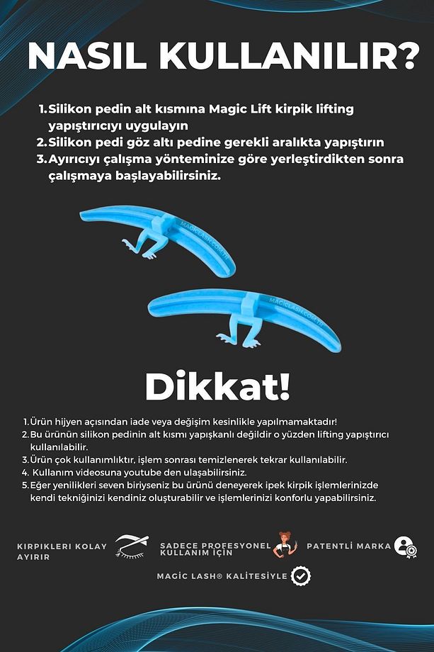 İpek Kirpik İşleminde Kullanılan Ayırıcı Aparat - 2
