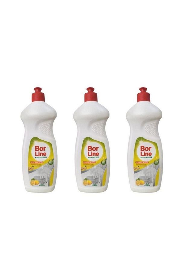 BORLİNE - SIVI BULAŞIK DETERJANI LİMON 650ML - 3 ADET - 1
