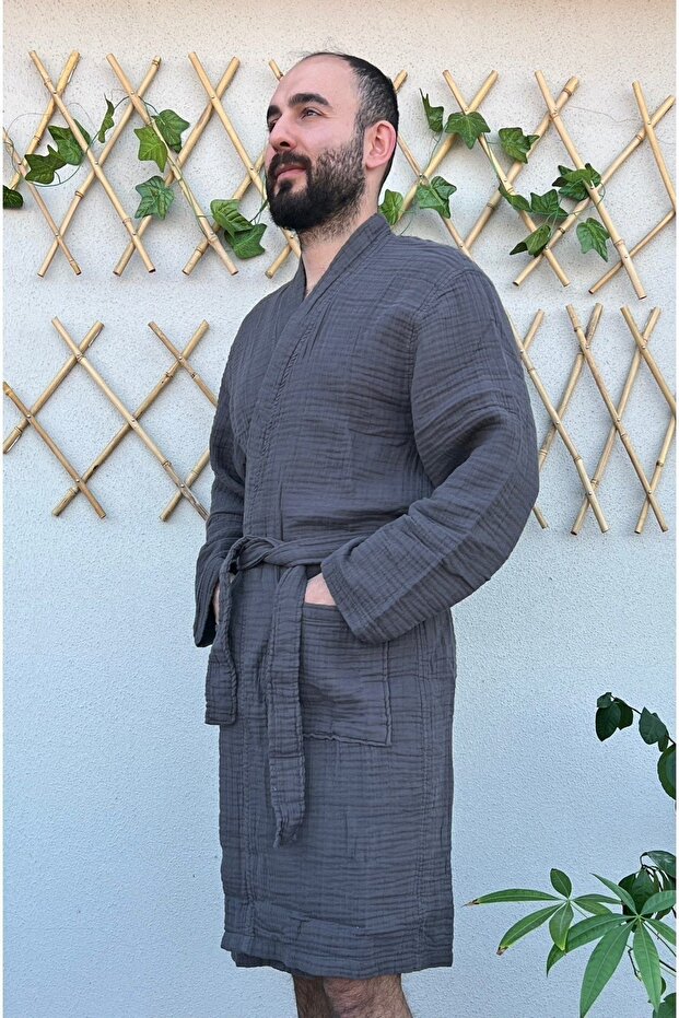 4 Kat Muslin Bornoz