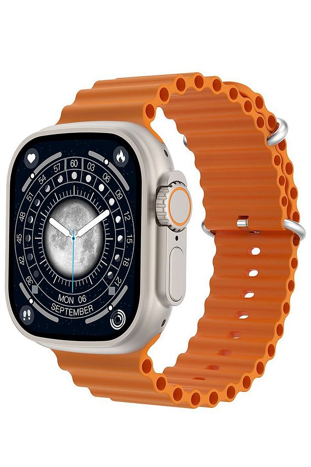Gri Ultra 2 Watch 9 Pro Plus Max Akıllı Saat Ultra Android & Ios Uyumlu Akıllı Saat - 2