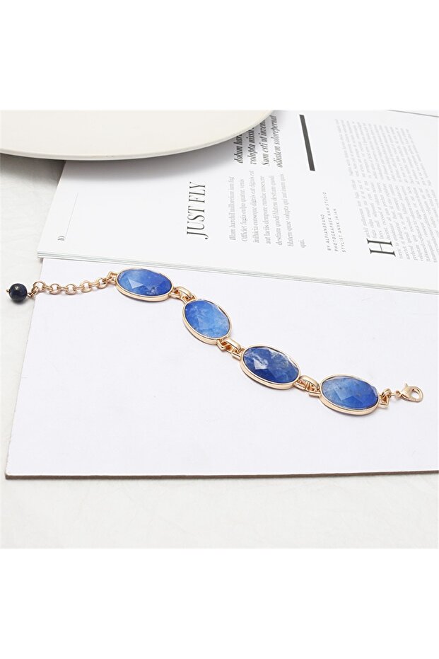 So-much Women's Blue Embellished Bracelet-7