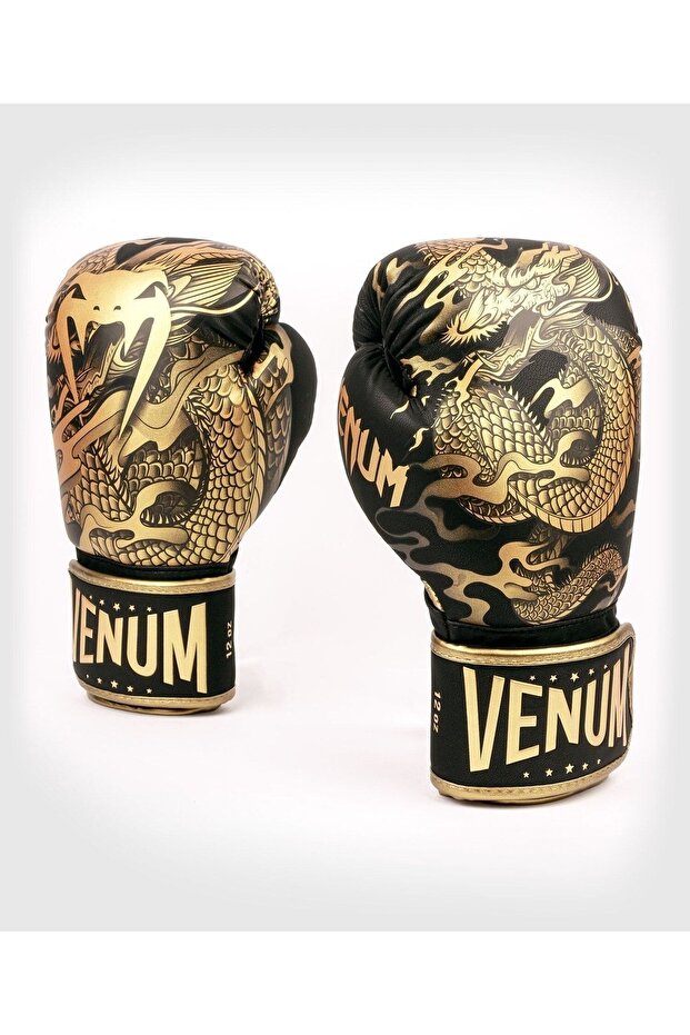 Black Dragon's Flight Boxing Gloves Faux Leather