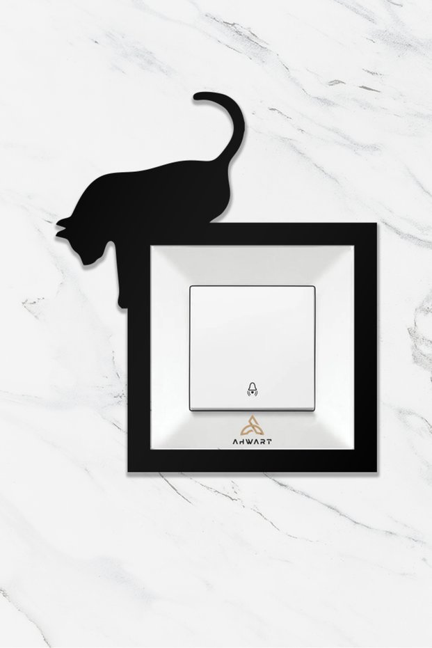 Cat Themed Decorative Socket and Switch Frame