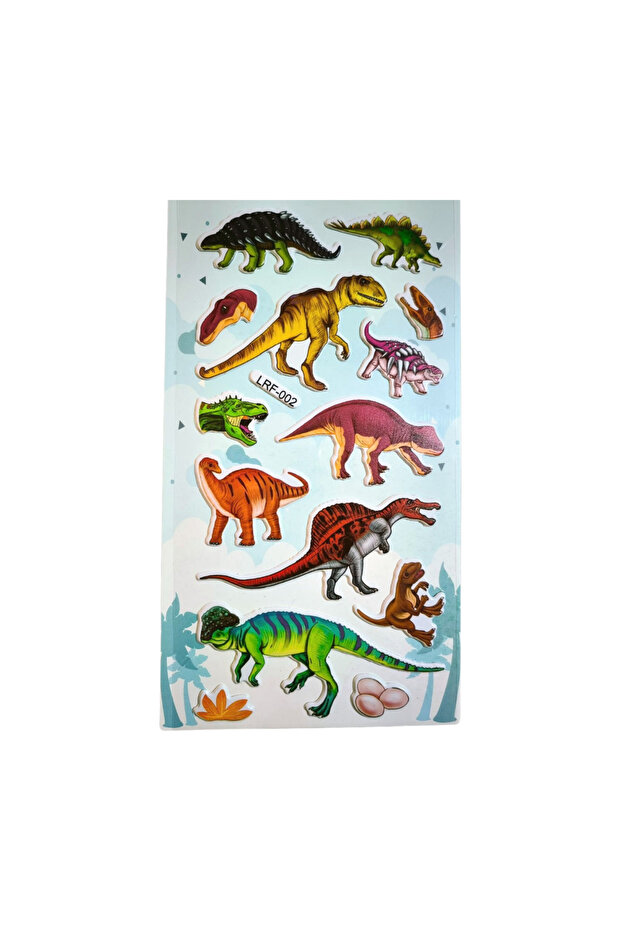 Dinosaur-4 Puffy Kids Sticker - Notebook, Tablet, Phone Decorative Sticker