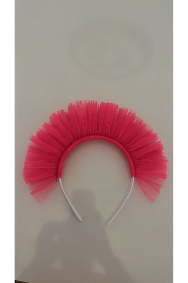 Handmade Fuchsia Tulle Crown