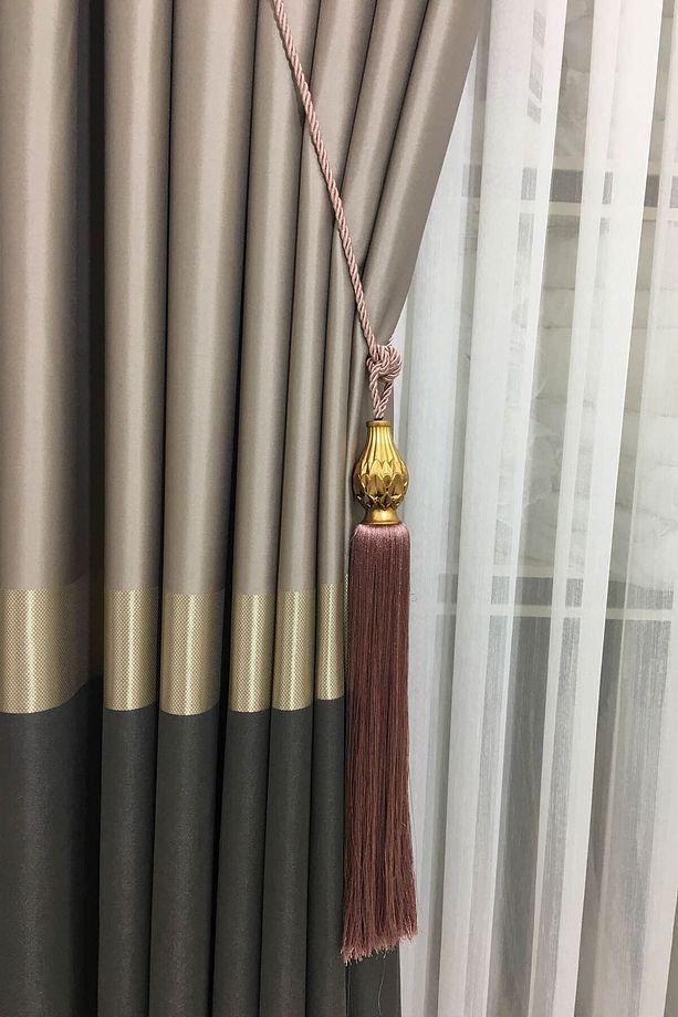 Lüx Fon Veya Tül Perde Bağlama Aparatı Kornişe Takmatik Tek Adet - 1
