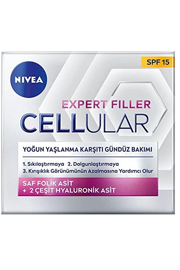 Cellular Expert Filler Intensive Anti-Aging Day Face Cream 50 ml, Hyaluronic Acid V