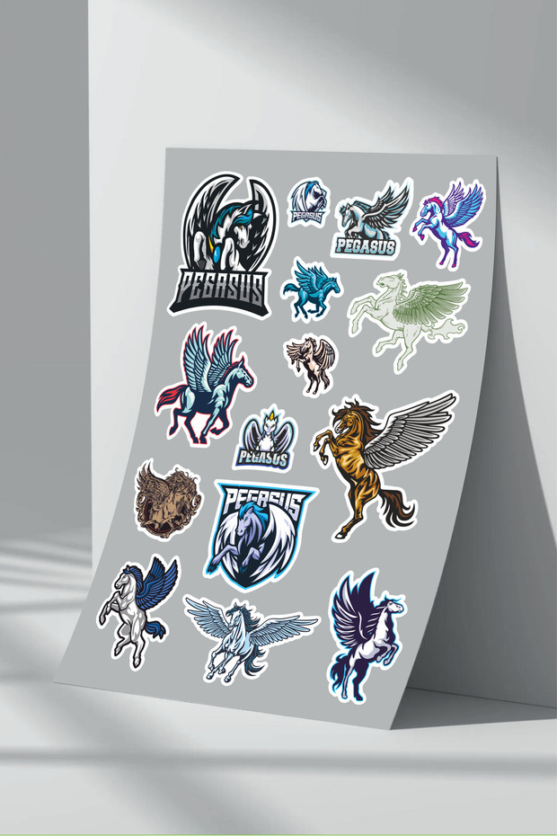 Pegasus Patterned Sticker Set - 1