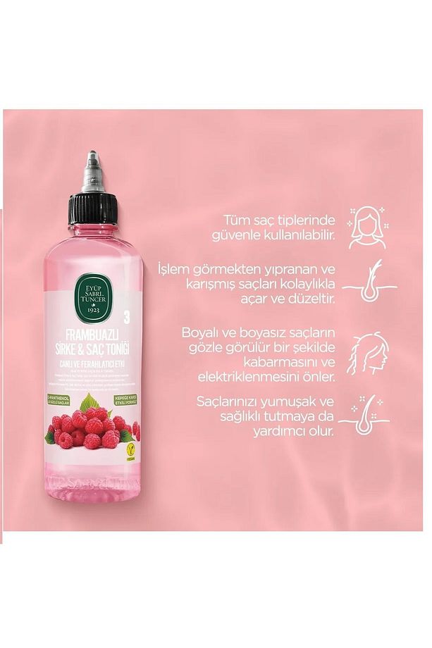 Frambuazlı Sirke Saç Toniği 100 ml x 3 Adet - 3