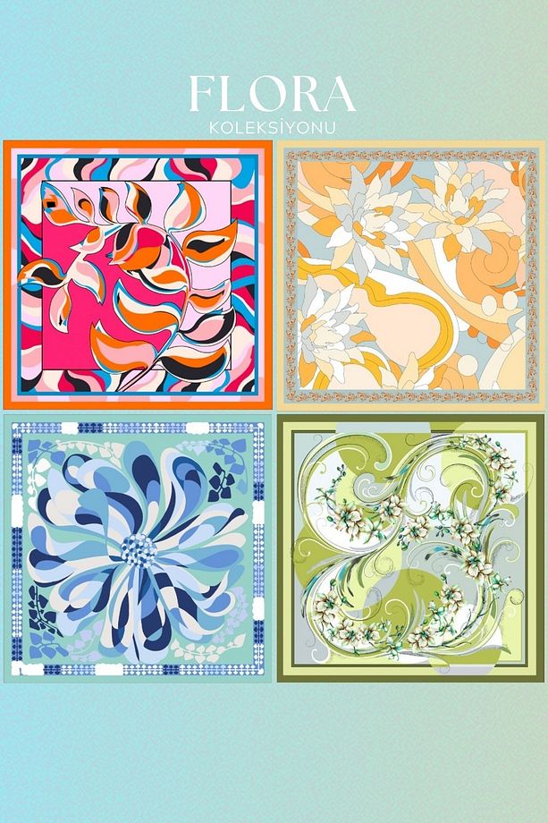 Flora Eşarp Koleksiyonu Color Box - 3