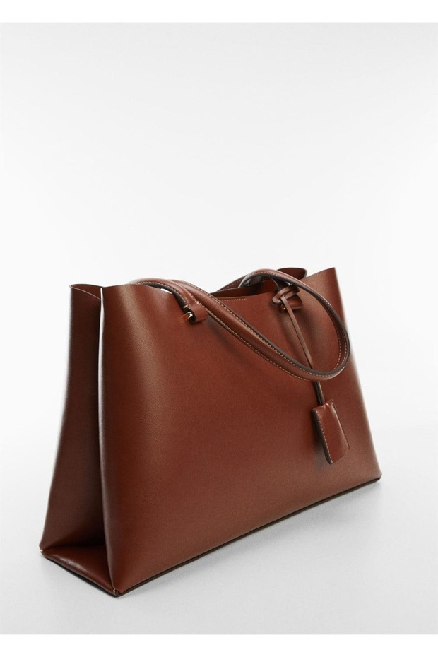 Çift Hazneli Shopper Çanta - 1