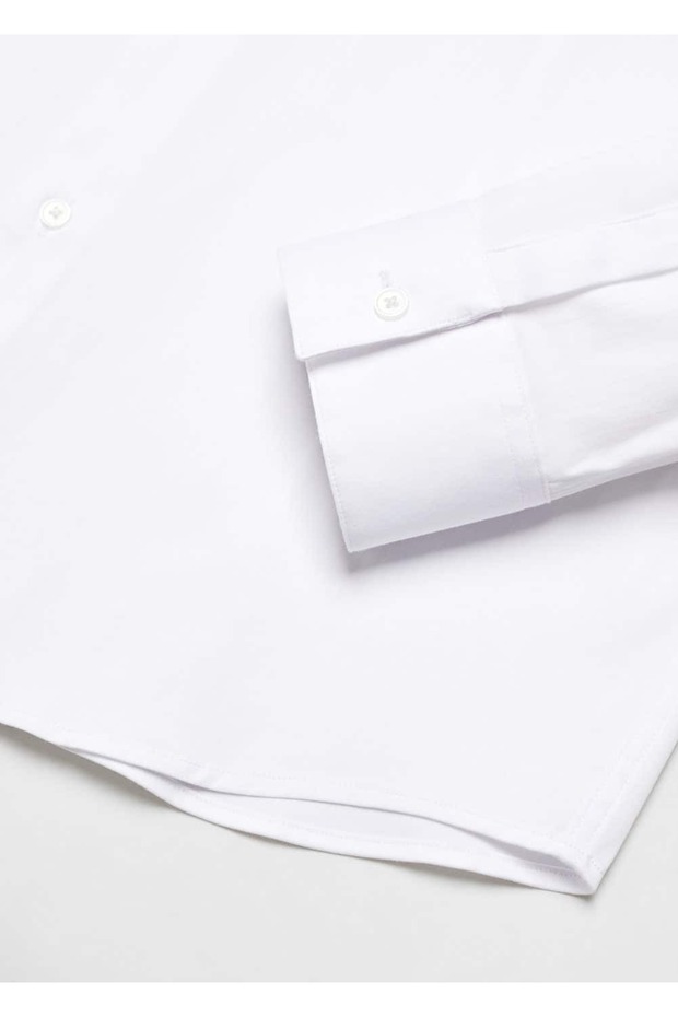 Süper slim fit poplin gömlek - 6