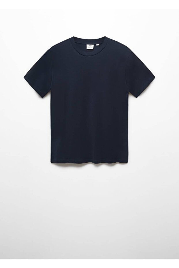 Merserize Slim Fit Tişört - 3