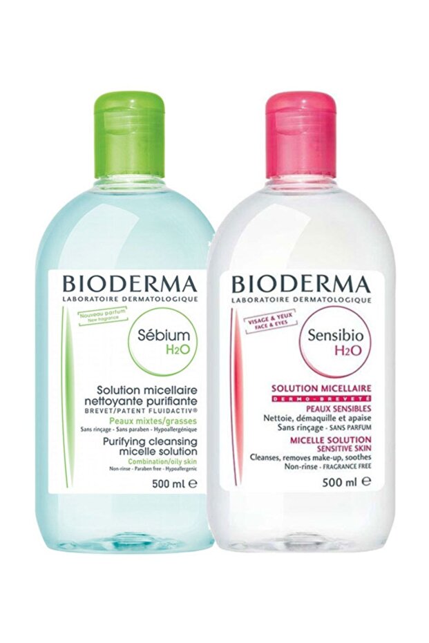 Sebium H2O 500ml + Bioderma Sensibio H2O 500ml9900000038511