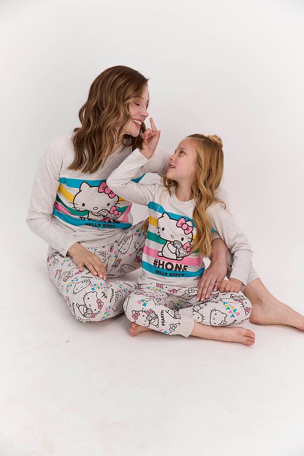 Lisanslı Home Bejmelanj Kız Çocuk Pijama Takımı - 2