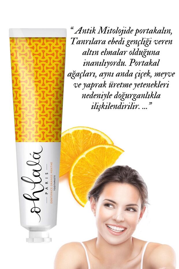Ohlala Orange and Mint Toothpaste 75ml - 4