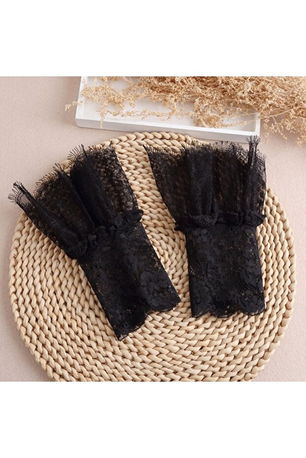 Dantel detaylı eldiven - 3