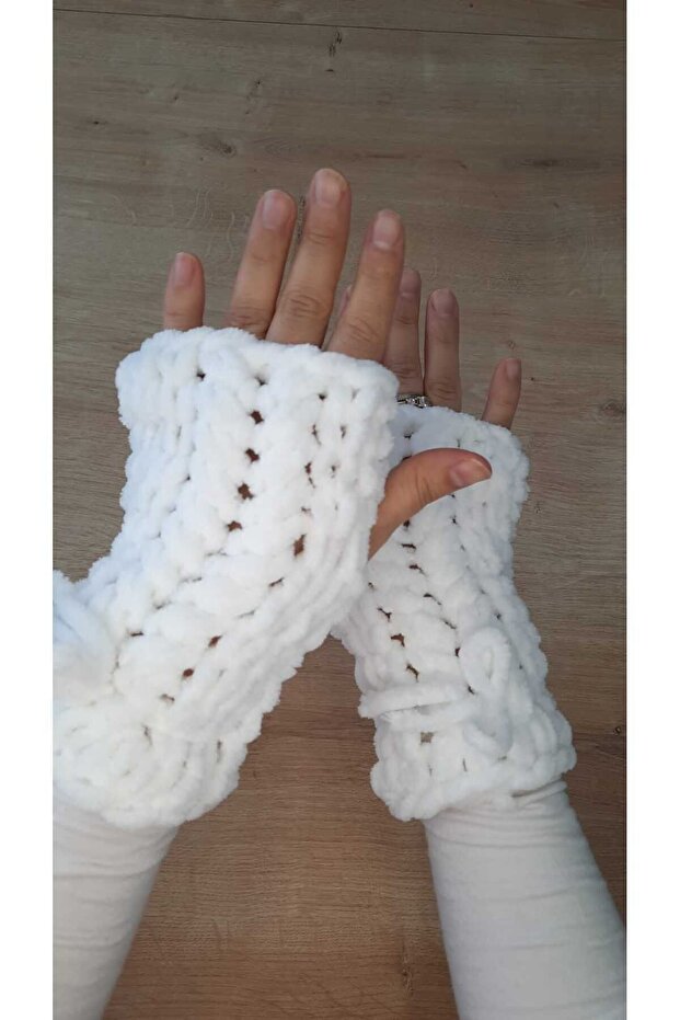 Puffy El Örgüsü Eldiven - 3
