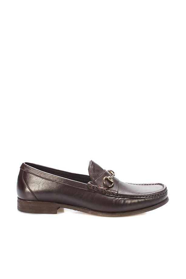 Hakiki Deri Kahverengi Erkek Loafer Ayakkabı 120130009594 - 1