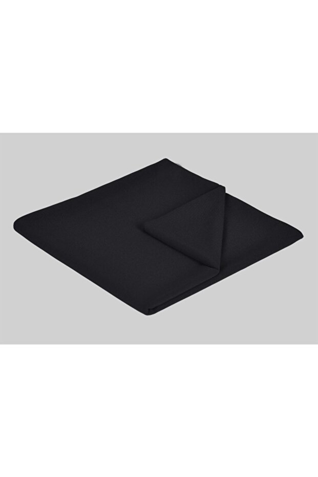 Armanda Medina Silk Black Scarf Size 110*110cm