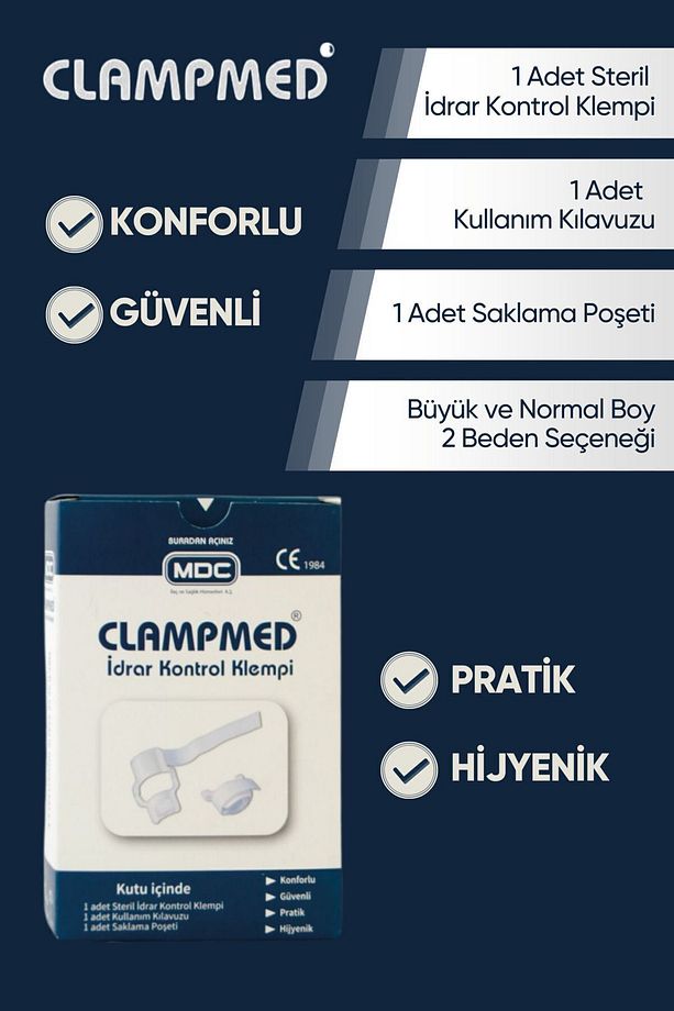 Idrar Kontrol Klempi (BÜYÜK BOY) - 1