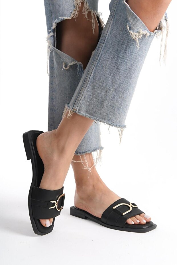 Shoes Genuine Leather Women's Slippers