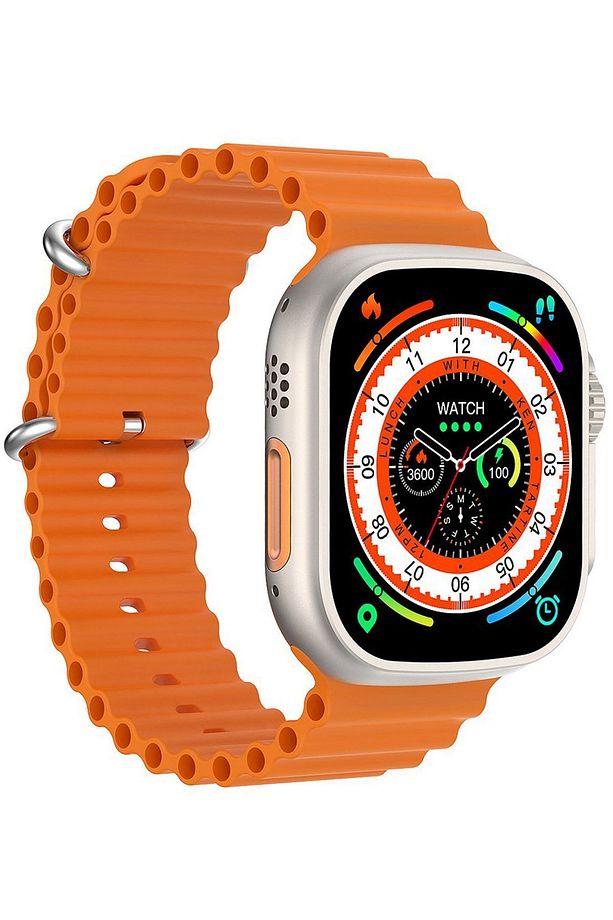 Gri Ultra 2 Watch 9 Pro Plus Max Akıllı Saat Ultra Android & Ios Uyumlu Akıllı Saat - 5