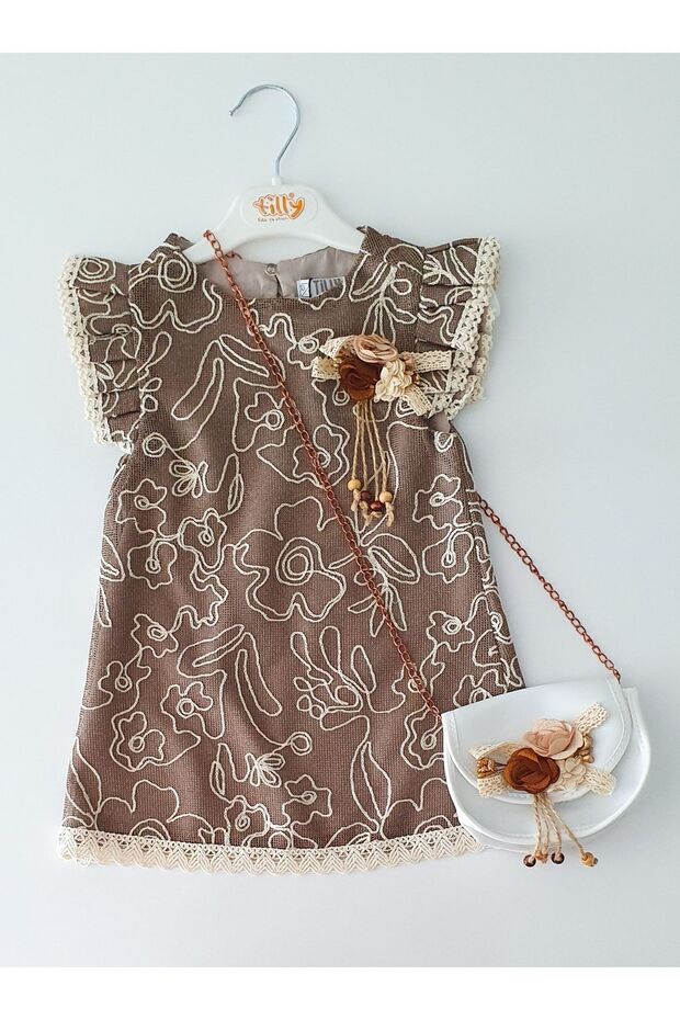 Çantalı Jakar Elbise - 1