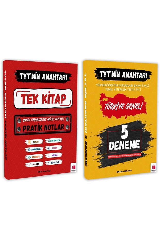 2026 Tyt'nin Anahtarı 30 Günde Tyt Kampı Müzik Destekli Pratik Notlar Ve 5'li Deneme - 1