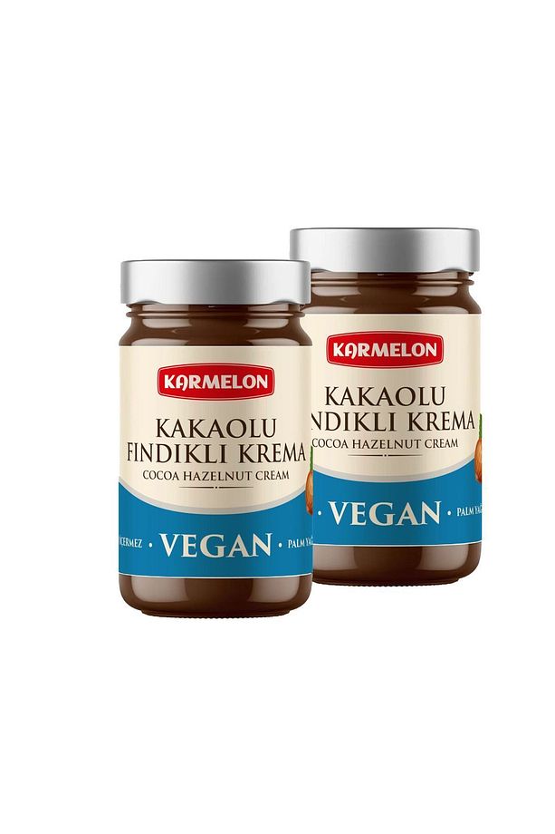 Vegan Kakaolu Fındıklı Krema 330 g X 2 adet - 2