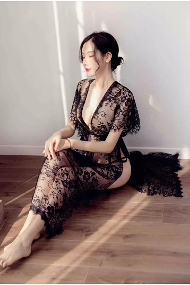 Women's Black Pareo