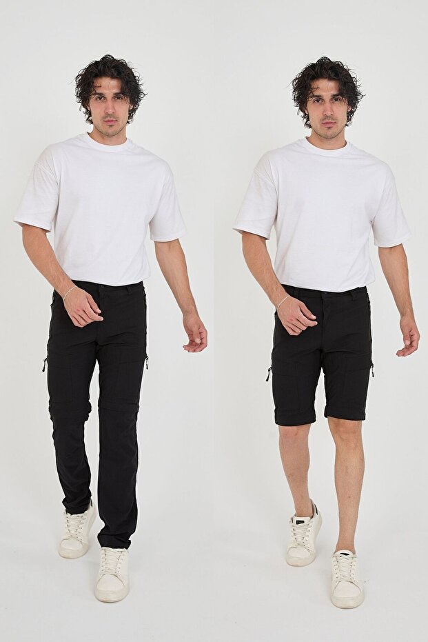 Camp565 Outdoor Men's Summer Trousers with Tactical Shorts