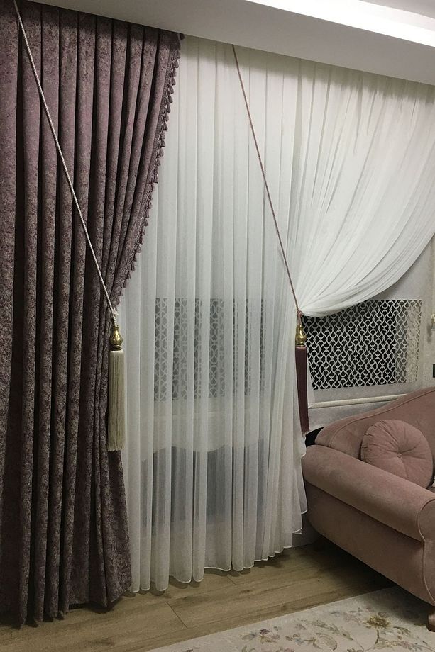Lüx Fon Veya Tül Perde Bağlama Aparatı Kornişe Takmatik Tek Adet - 3