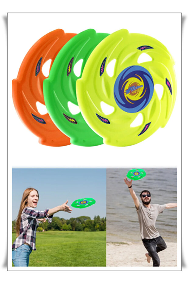 Frisbee Throwing Disc, Disc Toss Game, Kids and Adults, Beach and Garden Toy