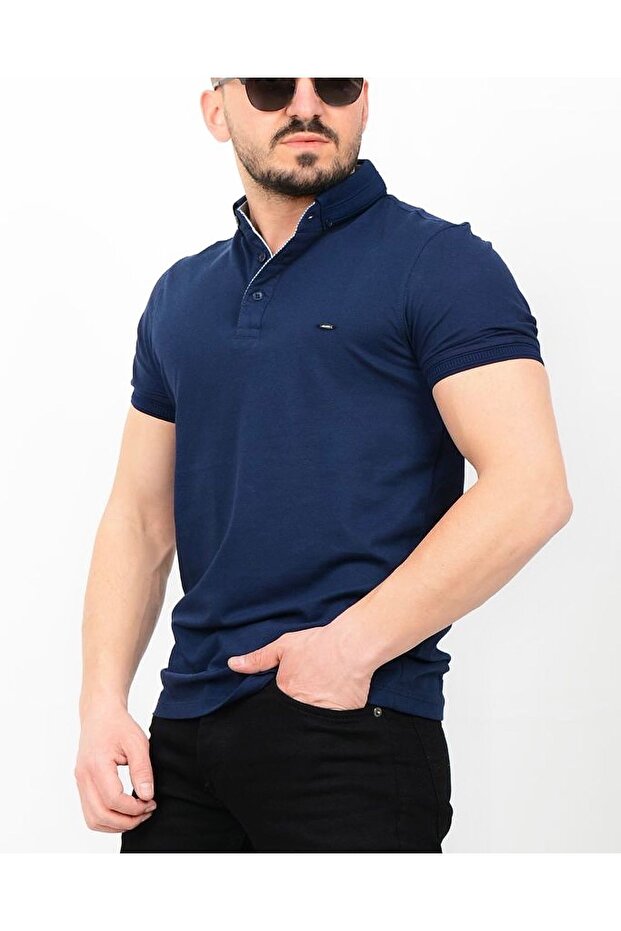Men's Slim Fit Polo Neck Tshirt
