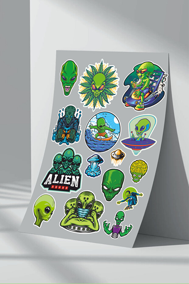 Alien Sticker Set (9)