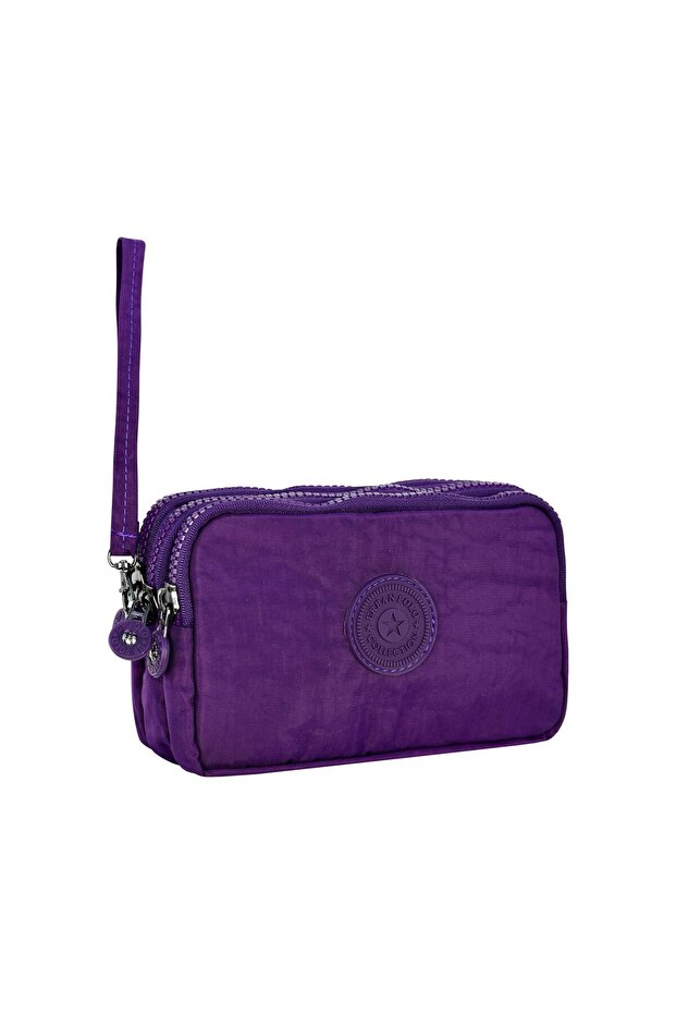 Women's Crinkle Small Cross Shoulder and Hand Bag - Wallet