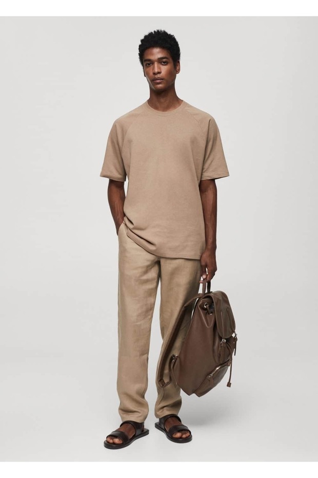 Relaxed fit pamuklu tişört - 2