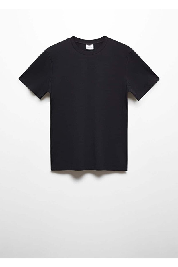 Pamuklu Streç Tişört - 3