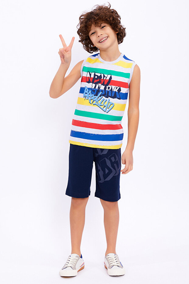 Boy's Bermuda Set - Rolypoly New York Brooklyn Karmelange