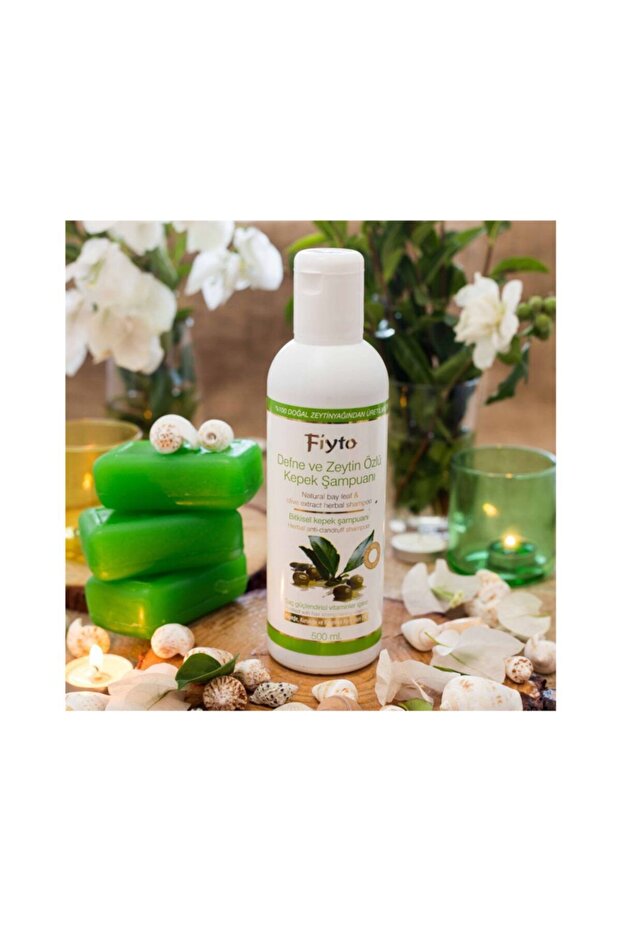 شامبو القشرة بخلاصة الغار والزيتون