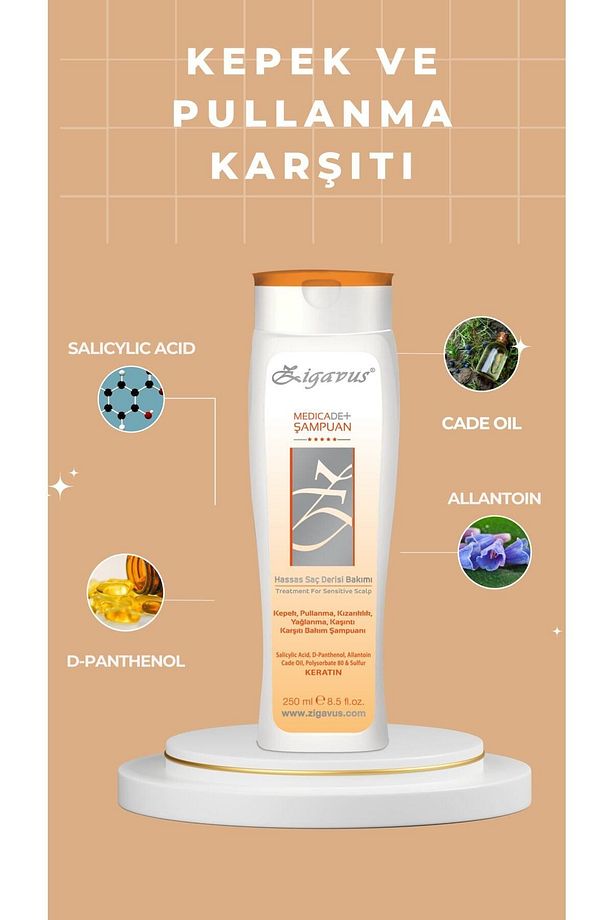 Medicade Ardıç Katranlı Şampuan, Kepek, Dermatit, Pullanma, Kaşıntı, Karşıtı Şampuan - 4