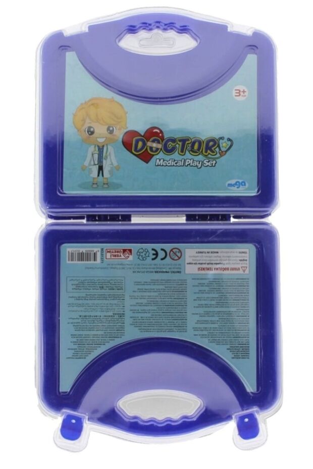 Mavi Açık Çantalı Doktor Seti - 2