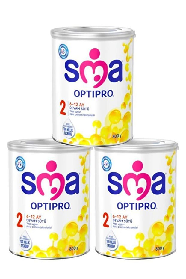 2 Numara 3'lü Optipro Devam Sütü 800 gr - 1