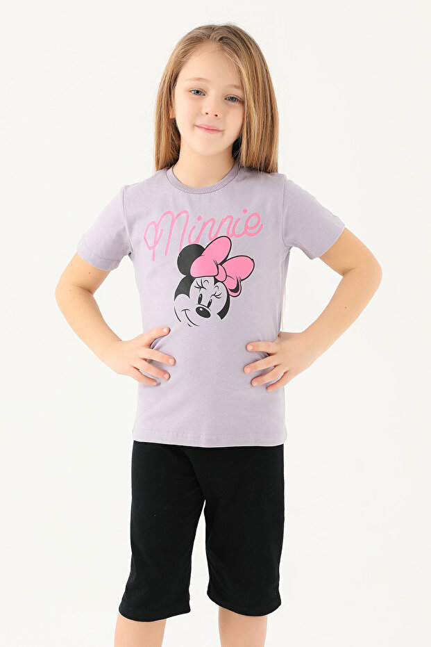 Minnie Mouse Girl's T-Shirt Blueberry