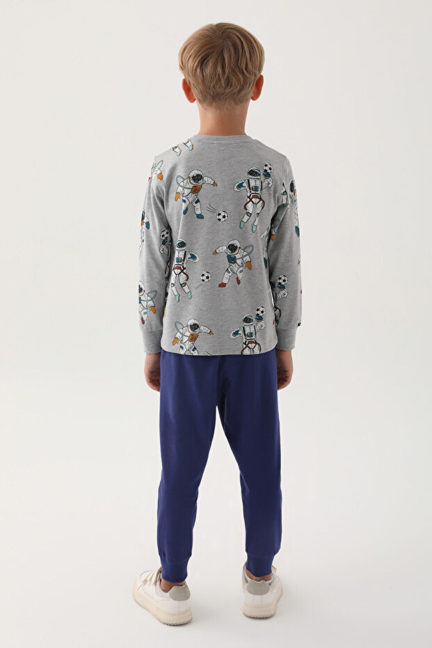 Spacemen Gri Erkek Çocuk Eşofman Takımı - 5