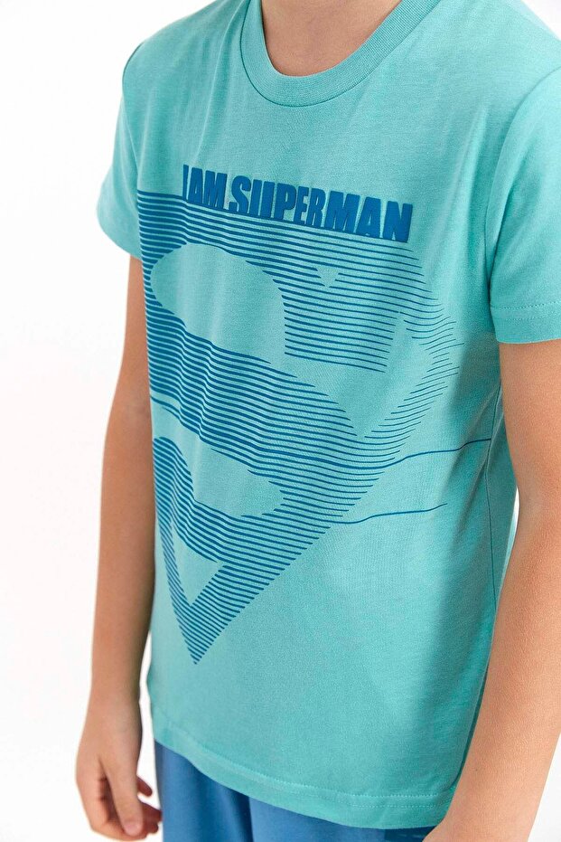 Boy's Capri Set - Licensed Matte Blue - 3