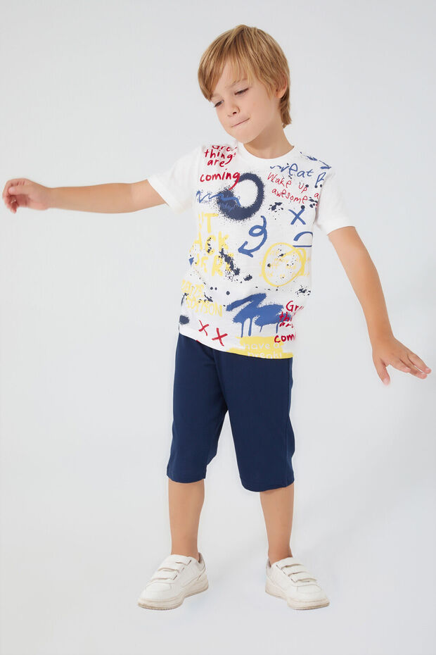 Σετ Rolypoly Boy's Cream Capri - 3